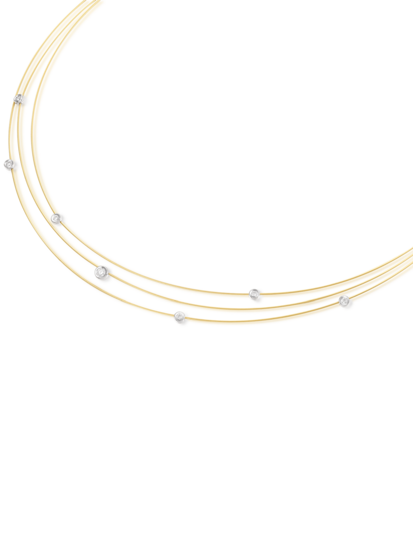 ダイヤモンドネックレス|Infinity Series, Gold