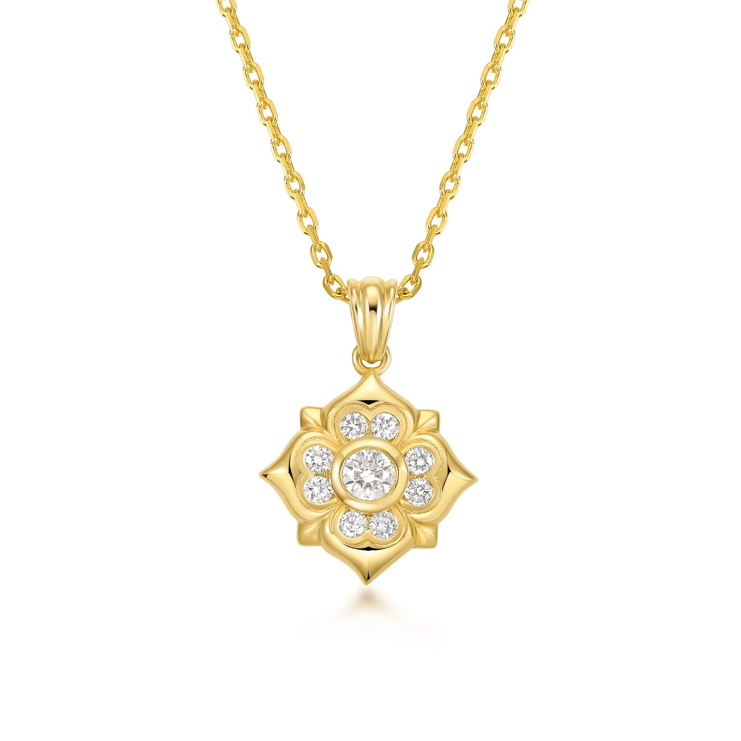 Diamond Necklace|Tang ‧ Four Leaf Clover Series