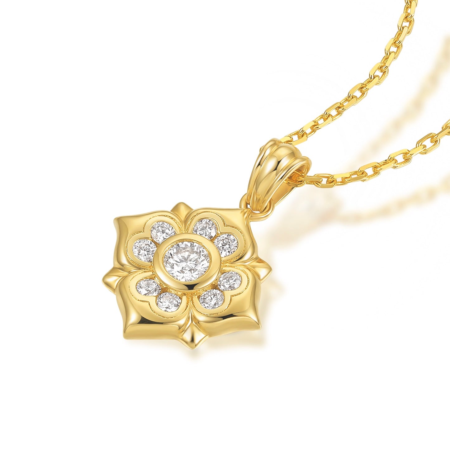 Diamond Necklace|Tang ‧ Four Leaf Clover Series