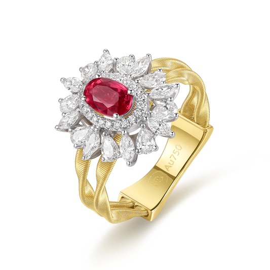 Ruby Diamond Ring | The Red Collection