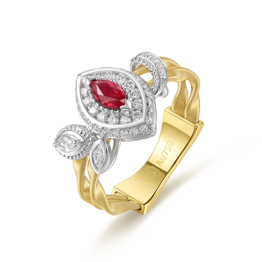 Ruby Diamond Ring | The Red Collection
