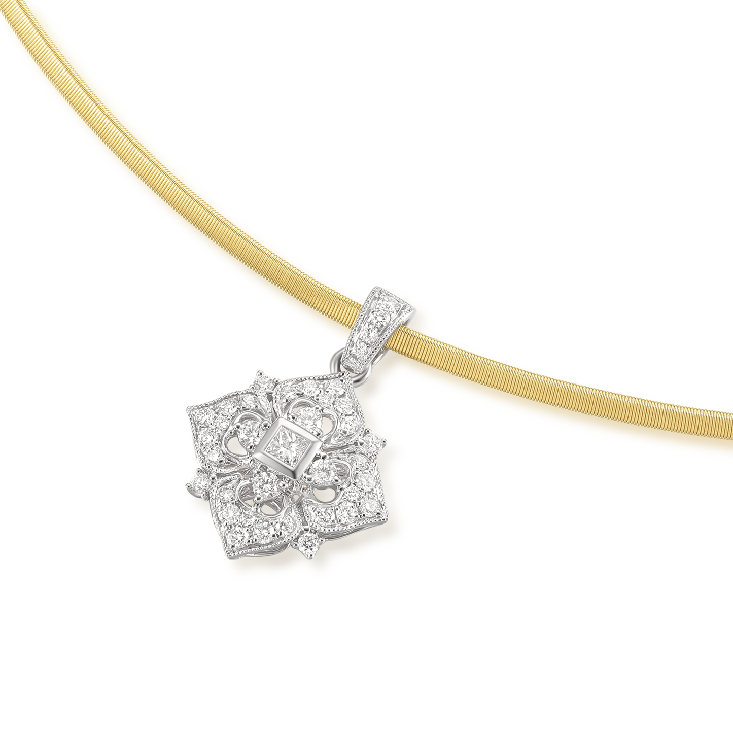 Diamond Necklace|Tang ‧ Four Leaf Clover Series