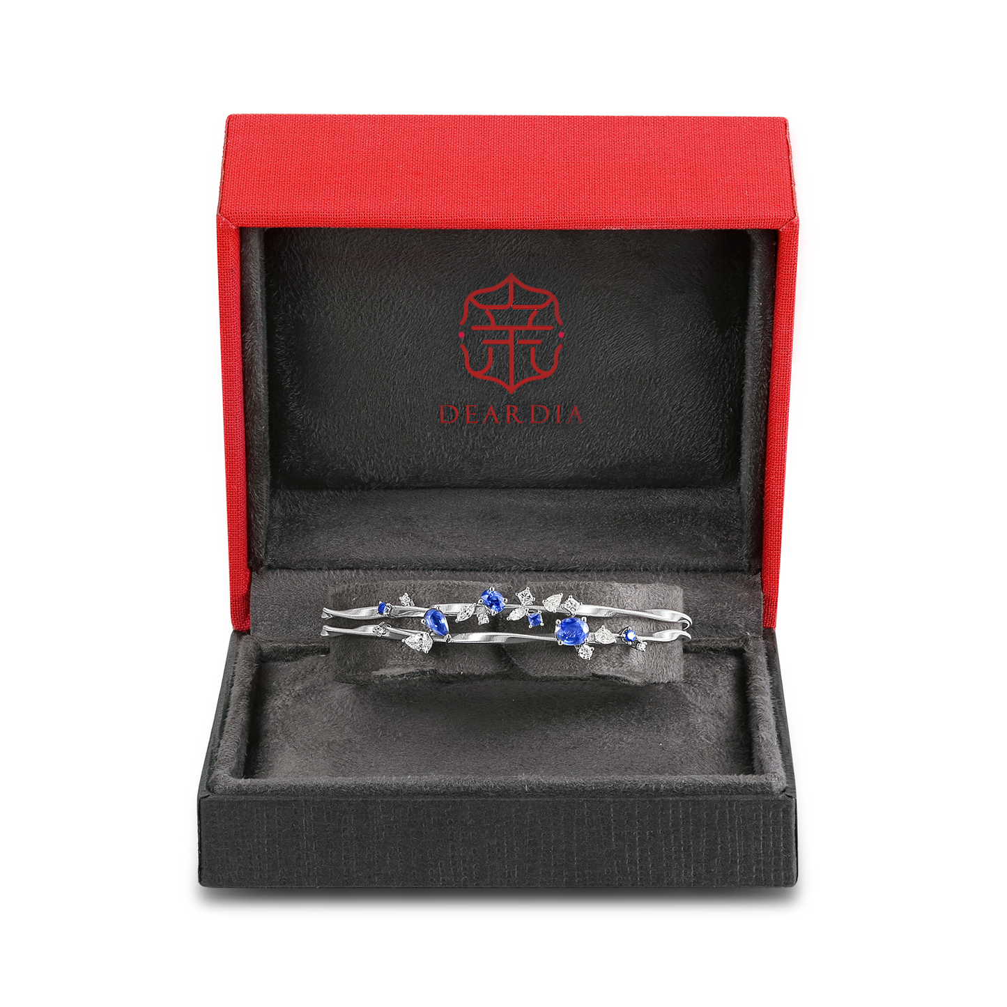 Sapphire Bangles | Luminous Whispers, Gold