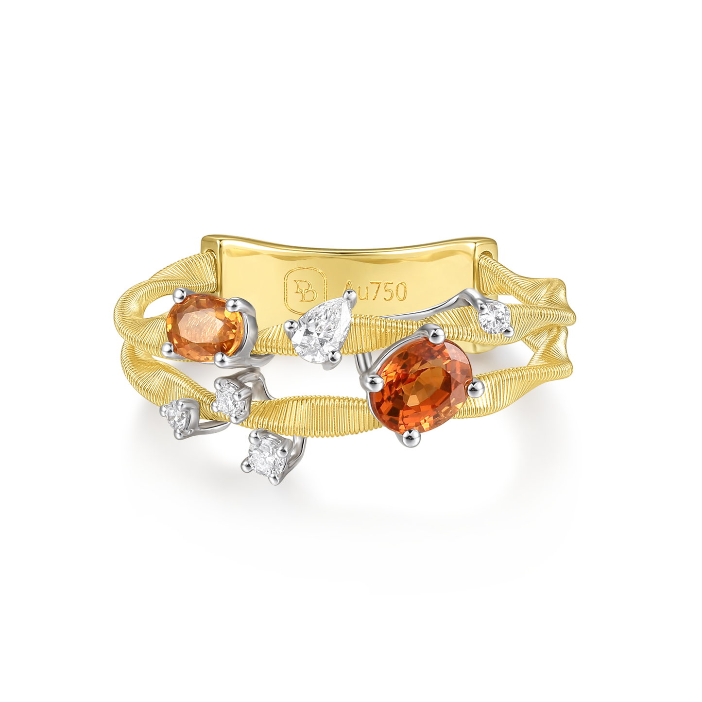 Sapphire Ring | Luminous Whispers, Gold