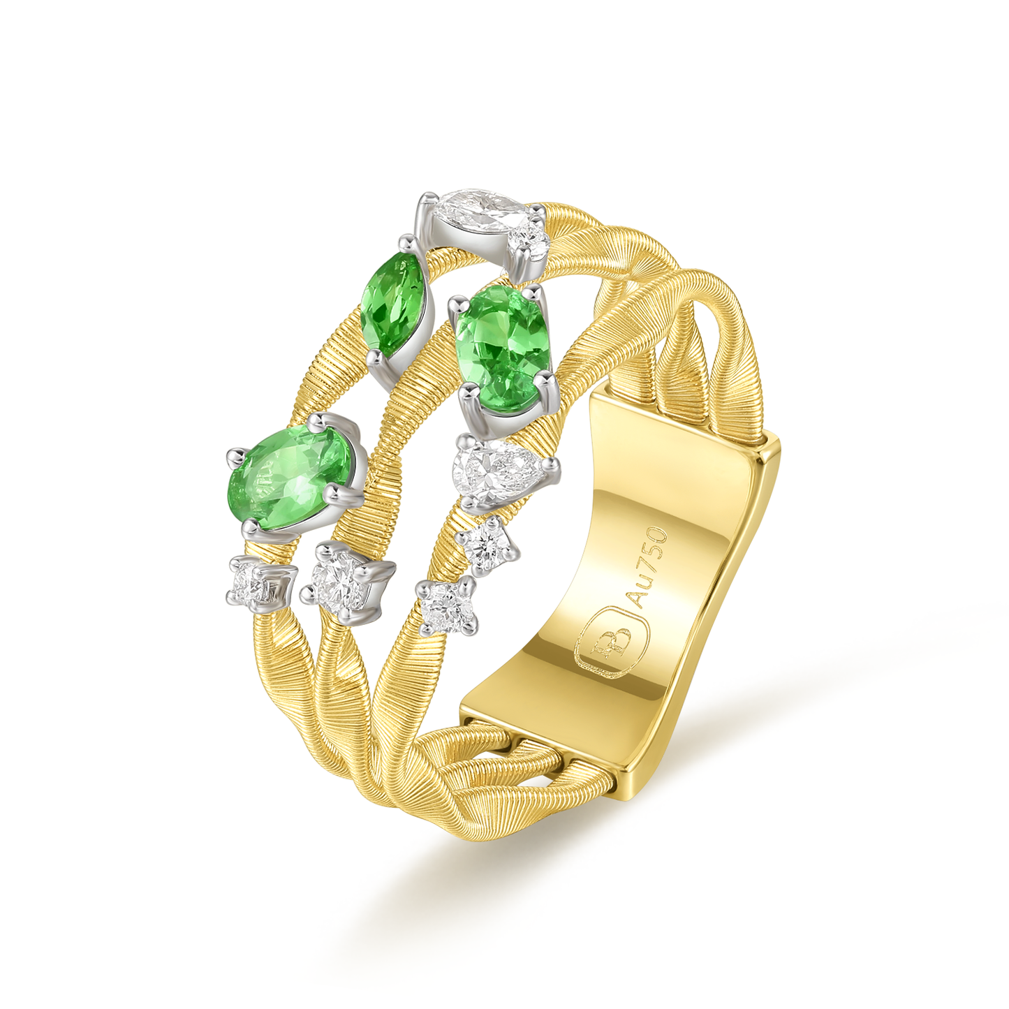 Tsavorite Ring | Luminous Whispers, Gold