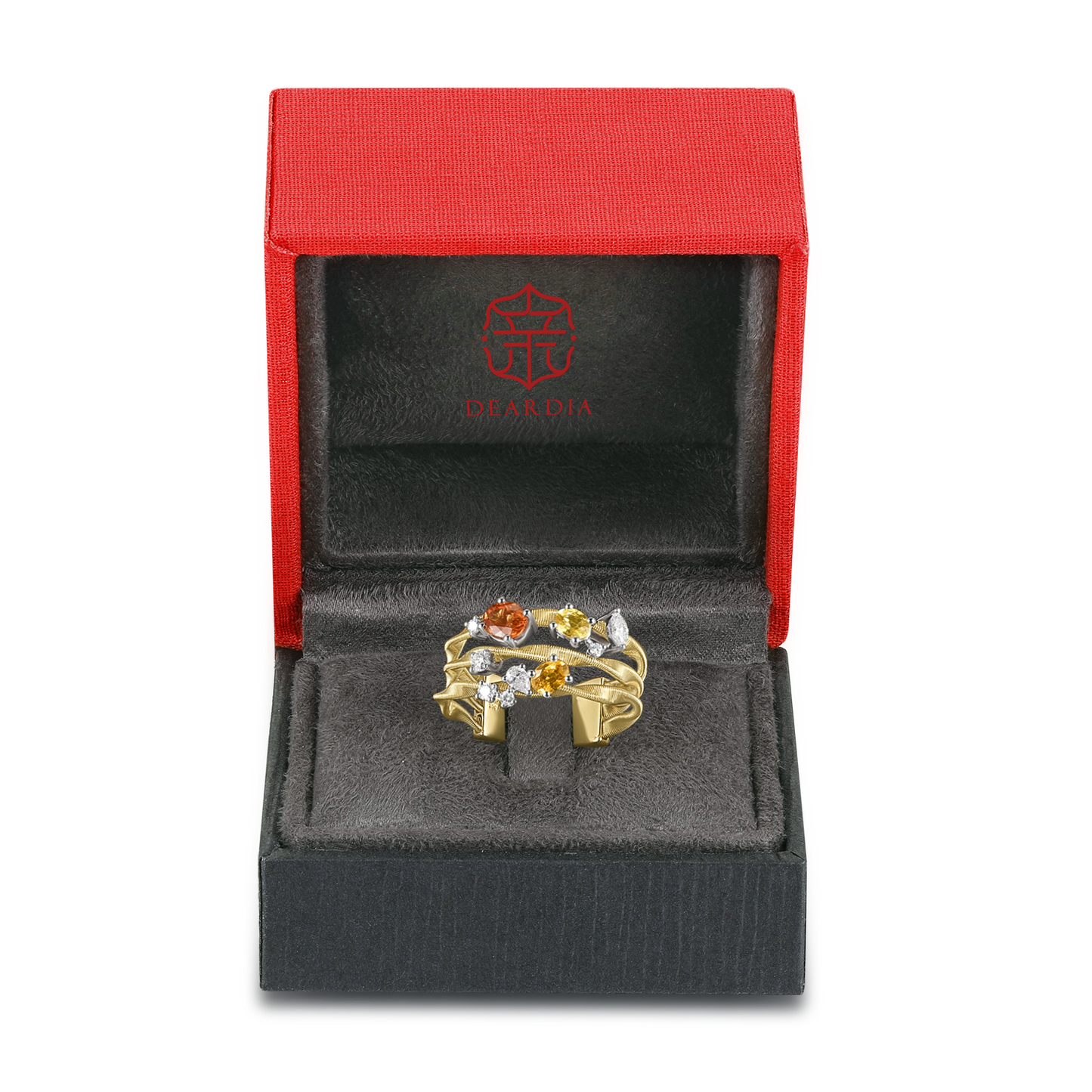 Sapphire Ring | Luminous Whispers, Gold