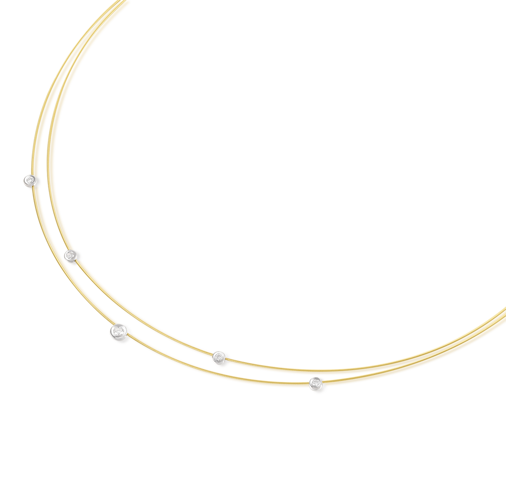 ダイヤモンドネックレス｜Infinity Series, Gold