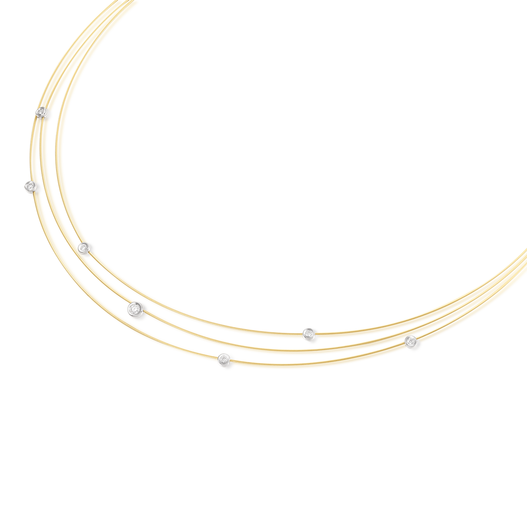 ダイヤモンドネックレス｜Infinity Series, Gold