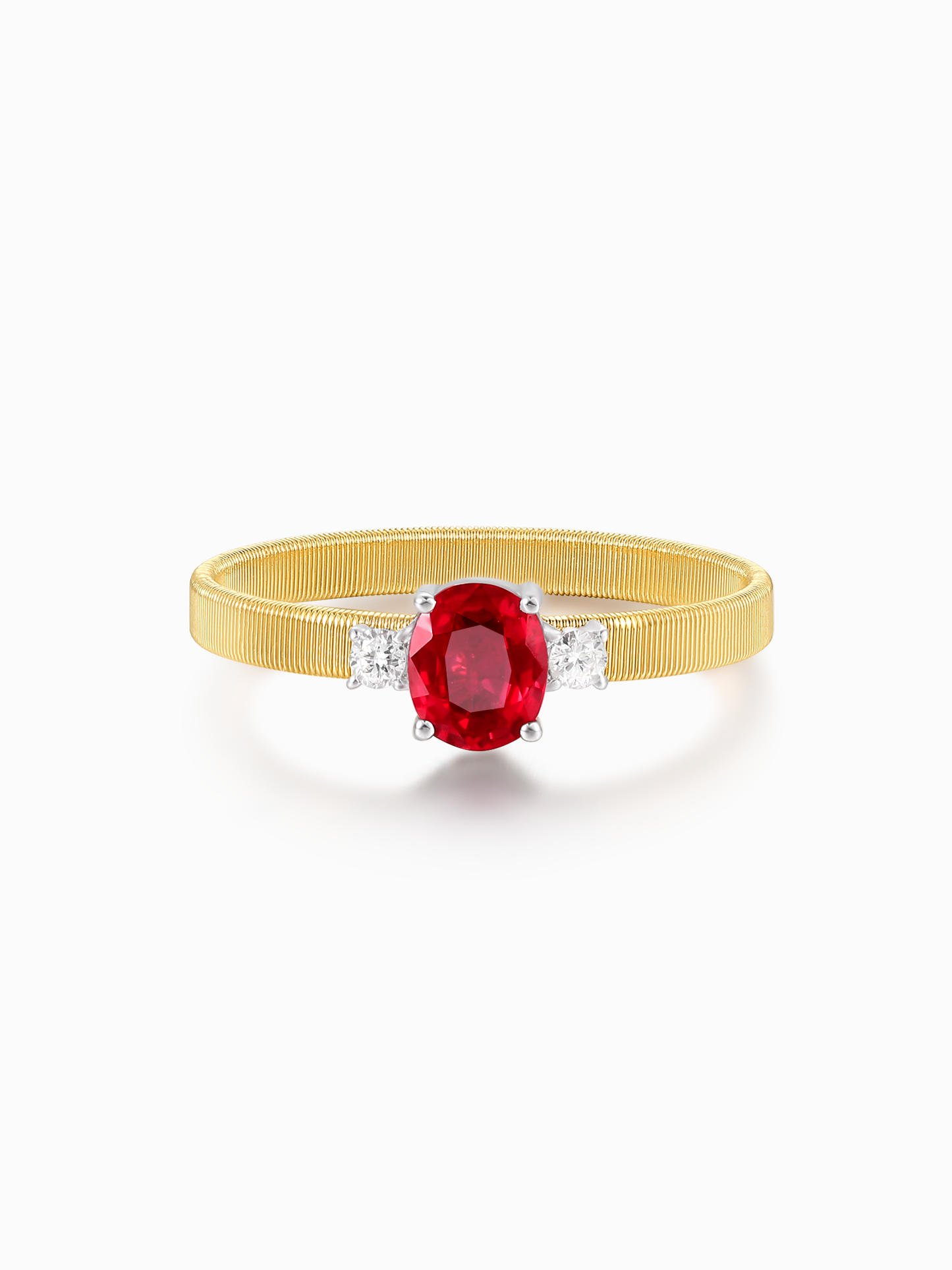 Ruby Diamond Ring｜The Red Series