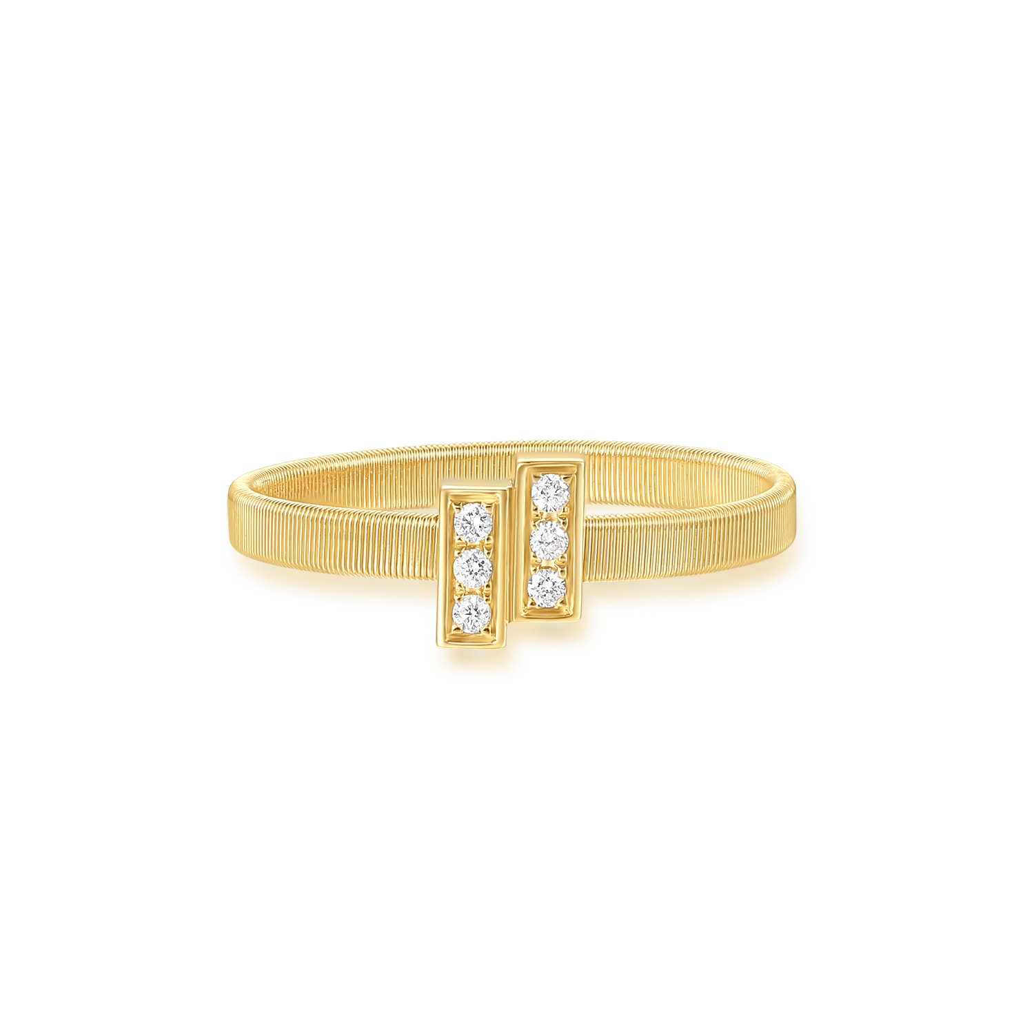 Narrow Diamond Ring｜The Five Elements, Wood