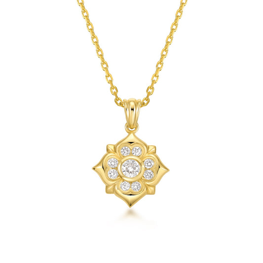 Diamond Necklace｜Tang ‧ Four Leaf Clover Series