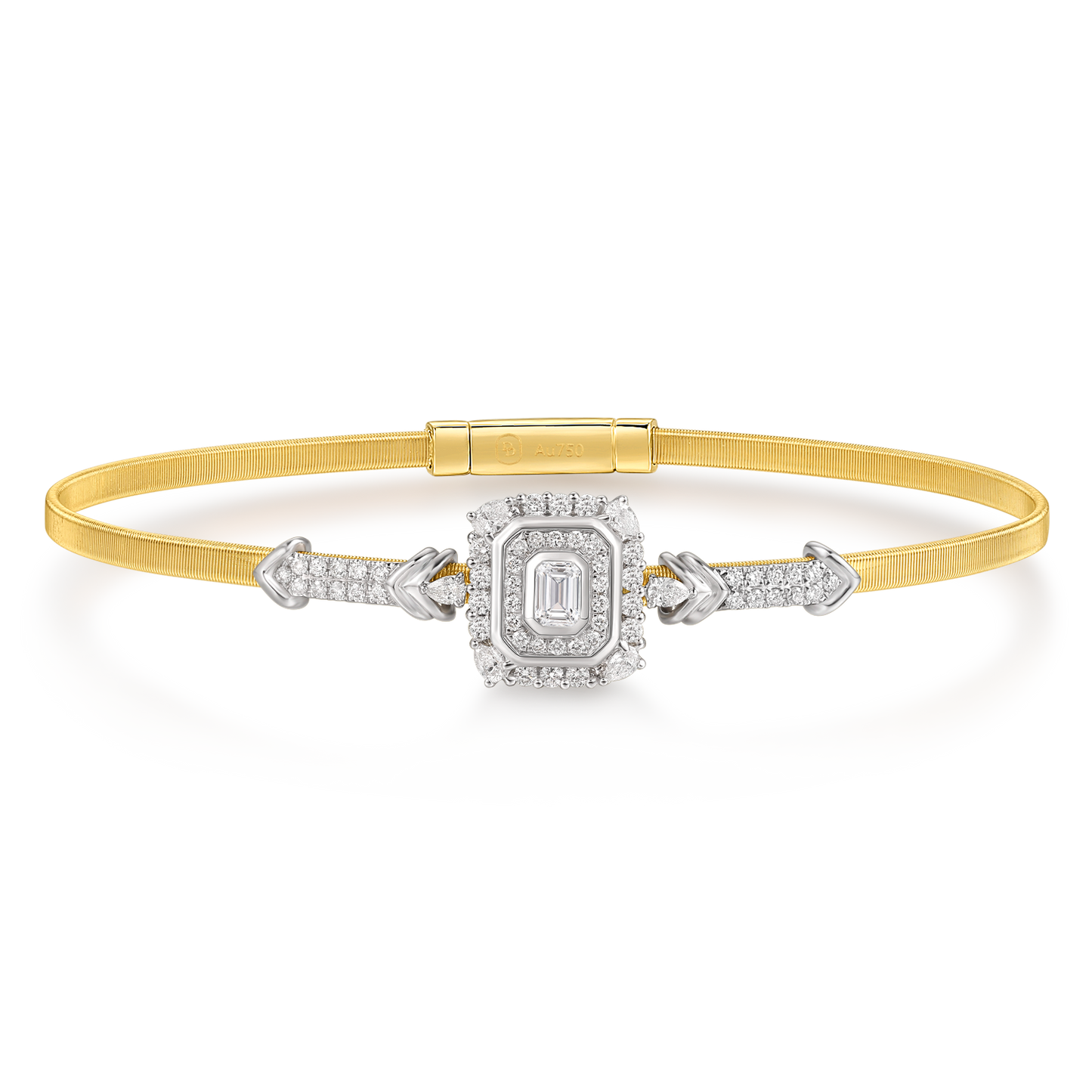 Diamond Bangle｜Five Elements Series, Earth