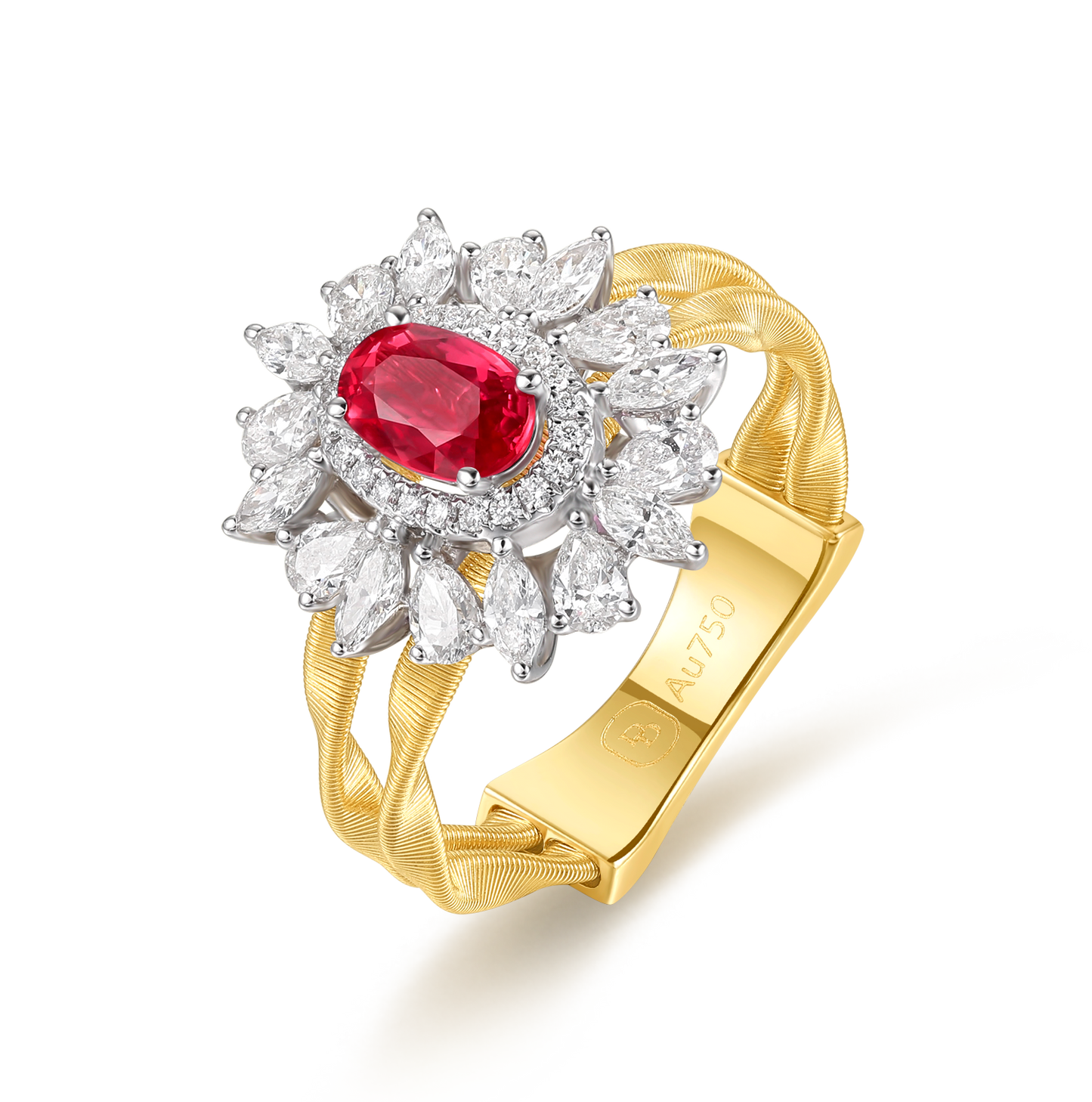 Ruby Diamond Ring | The Red Collection