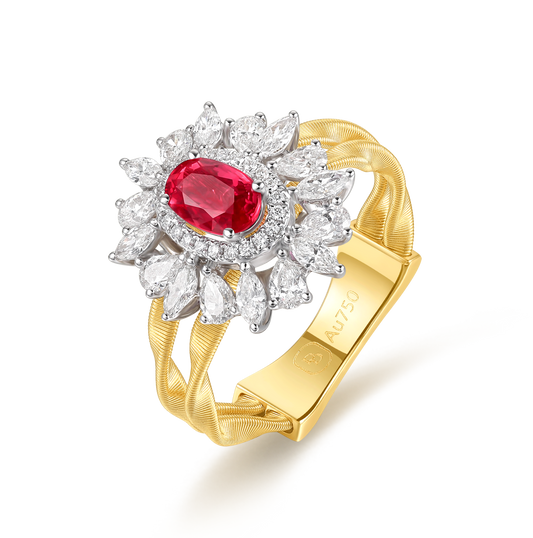 Ruby Diamond Ring | The Red Collection
