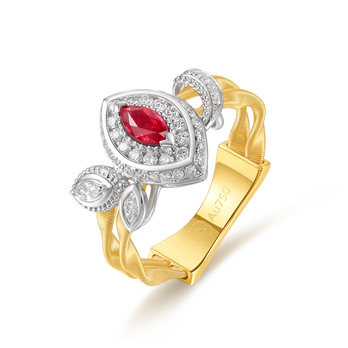 Ruby Diamond Ring | The Red Collection