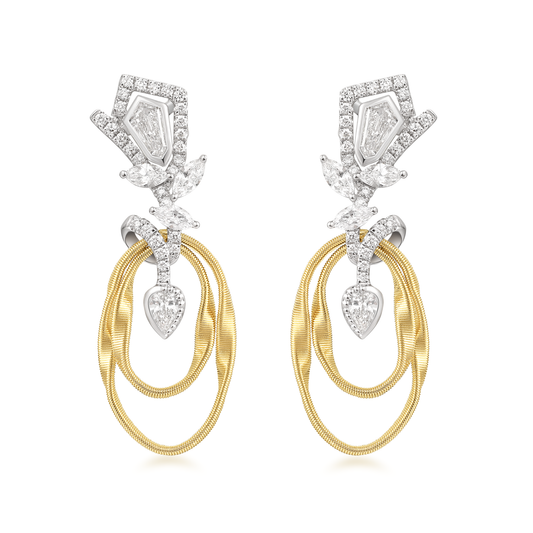 Diamond Earrings | Five Element Series, Fire