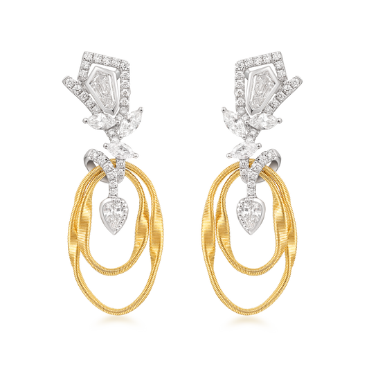 Diamond Earrings | The Five Elements, Fire