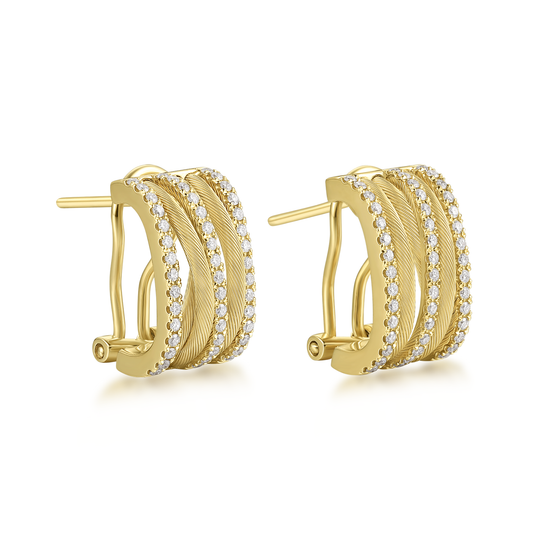 Diamond earrings | Infinity Series