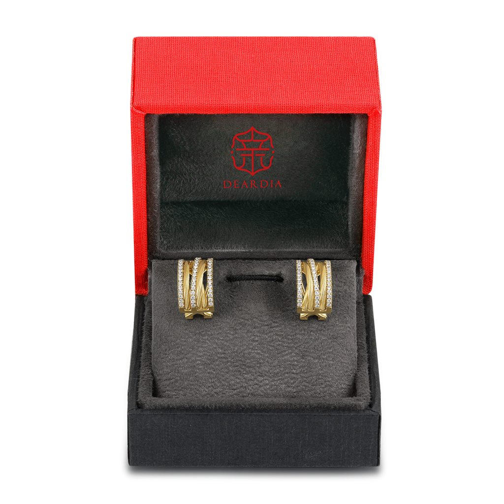 Diamond earrings | The Infinity