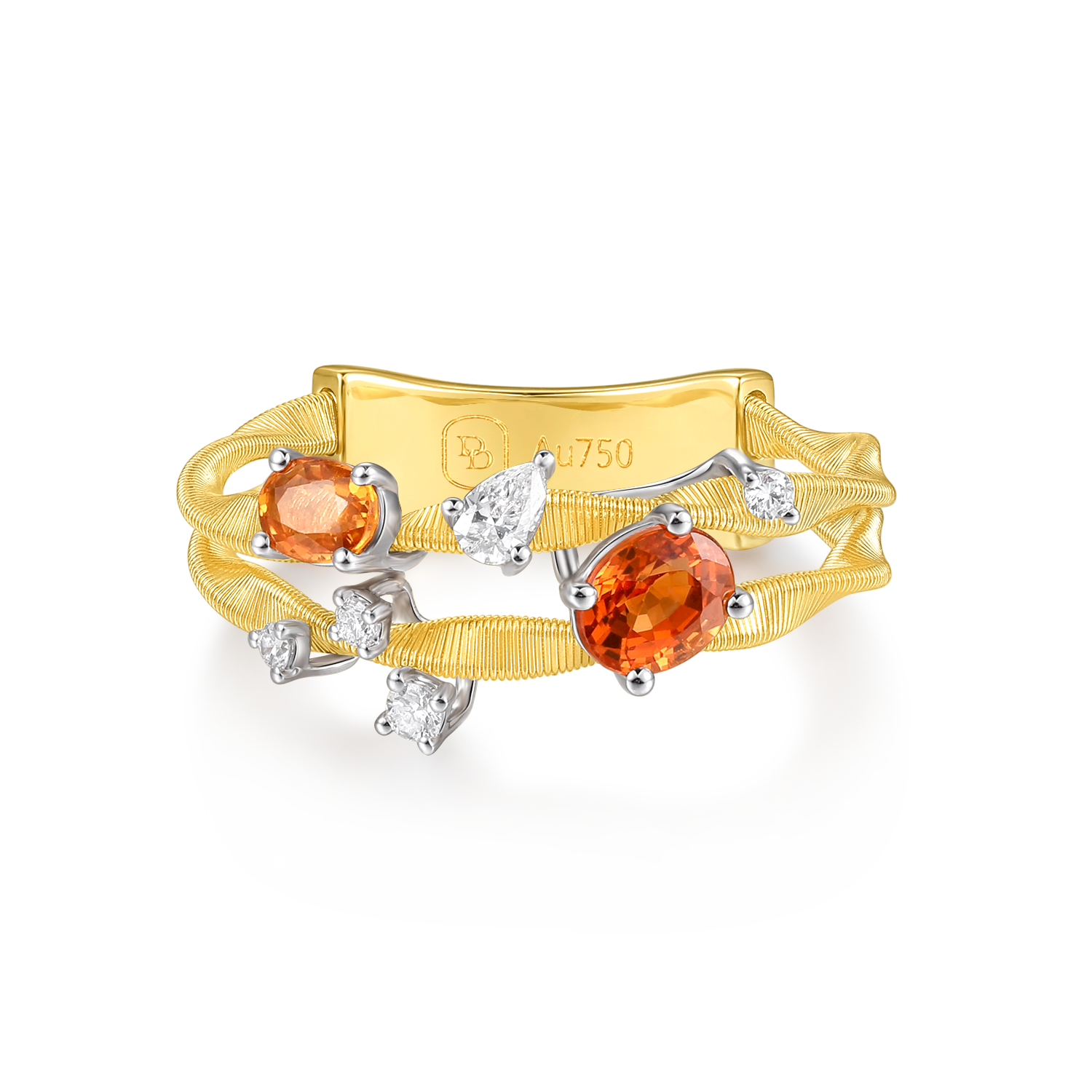 ダイヤモンドリング | Five Element Series, Gold