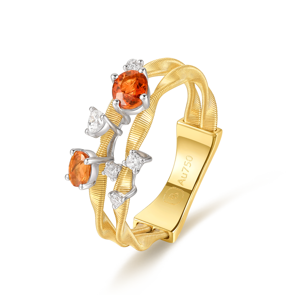 ダイヤモンドリング | Five Element Series, Gold