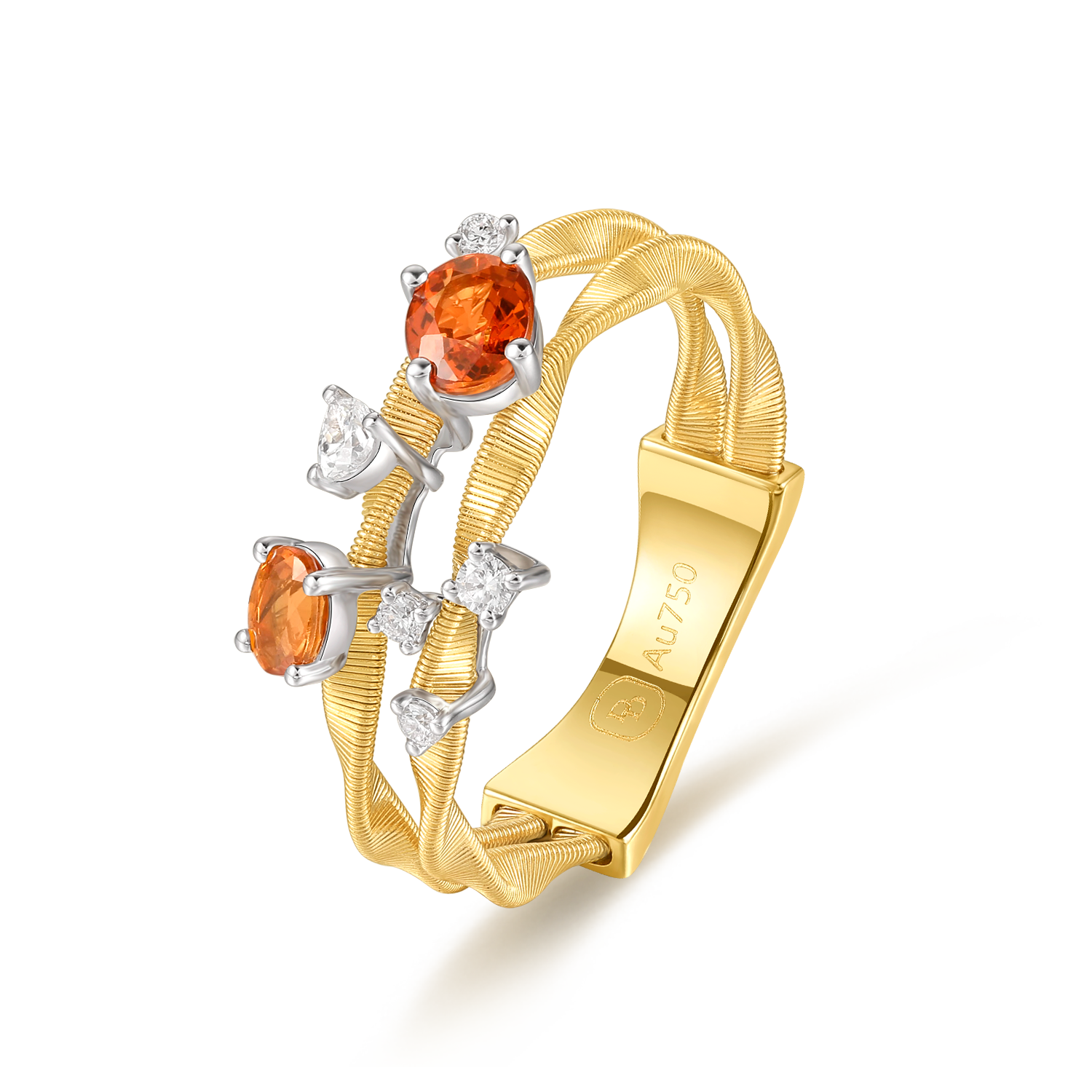 ダイヤモンドリング | Five Element Series, Gold