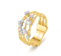 ダイヤモンドリング | Five Element Series, Gold