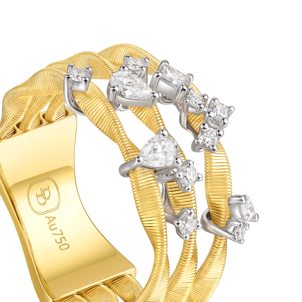 ダイヤモンドリング | Five Element Series, Gold