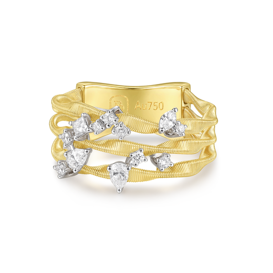 Diamond Ring | Luminous Whispers, Gold