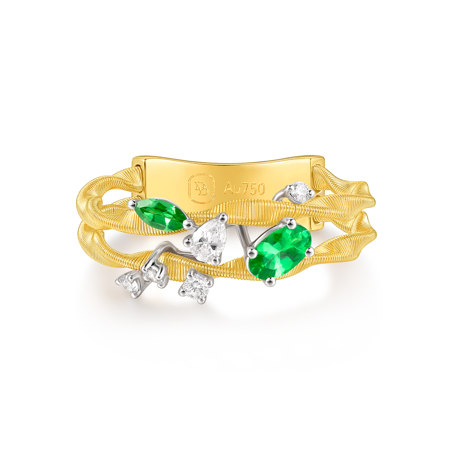 ダイヤモンドリング | Five Element Series, Gold