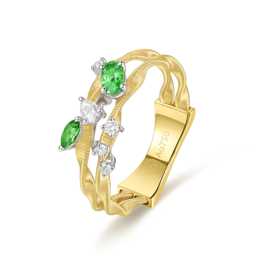 Tsavorite Ring | Luminous Whispers, Gold