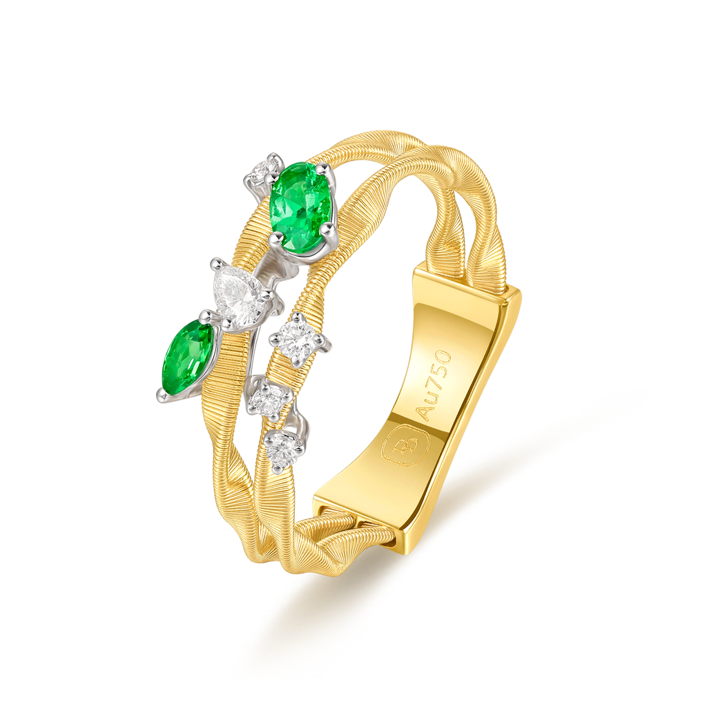 ダイヤモンドリング | Five Element Series, Gold