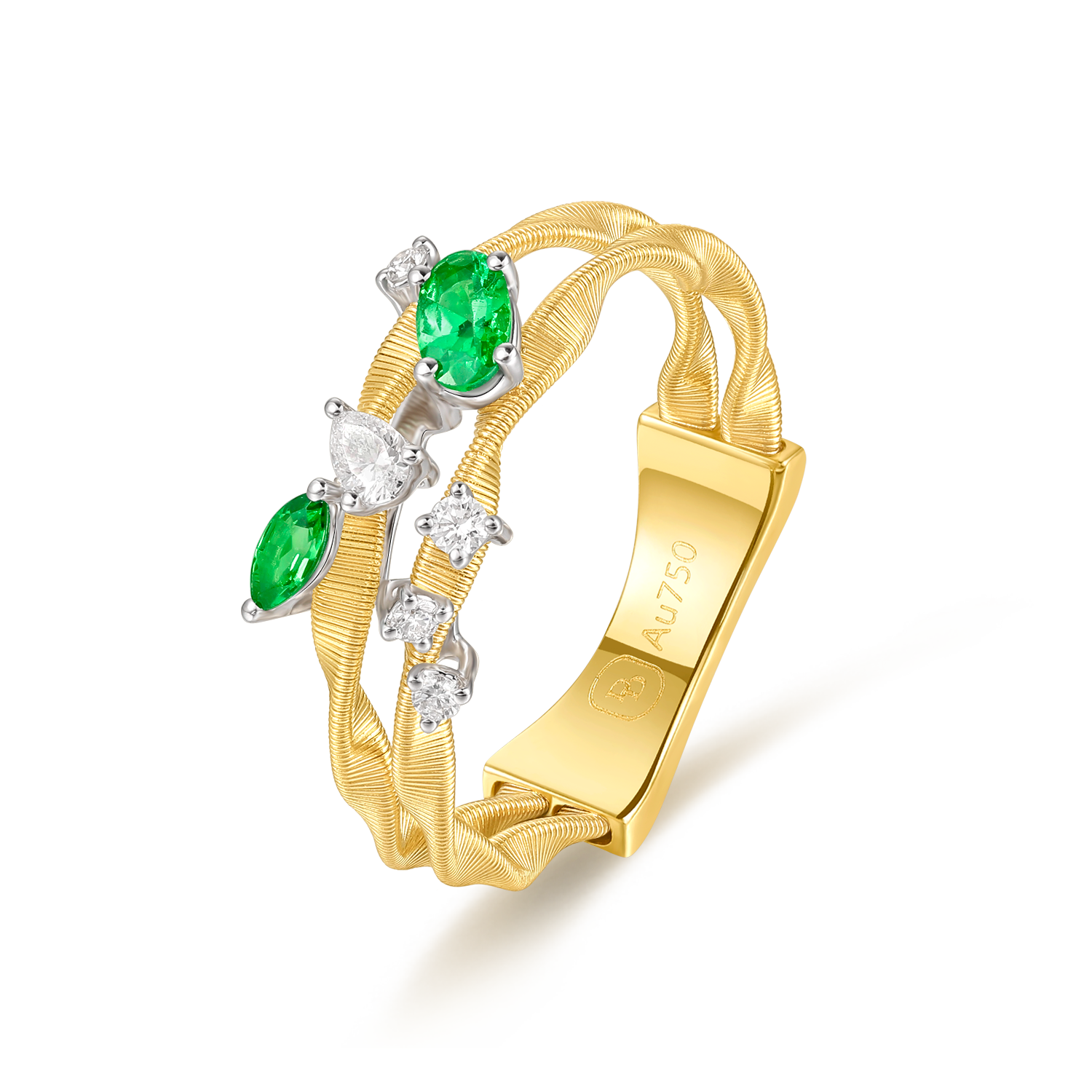 ダイヤモンドリング | Five Element Series, Gold