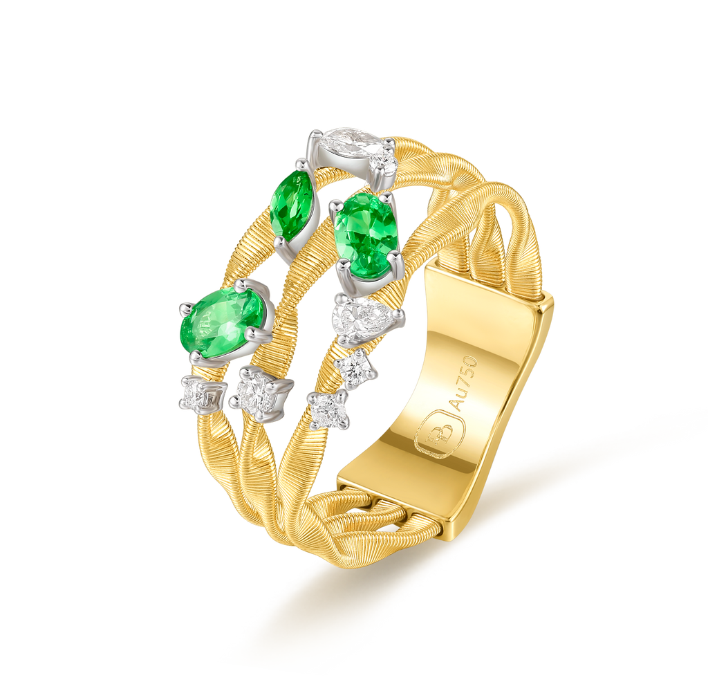 ダイヤモンドリング | Five Element Series, Gold