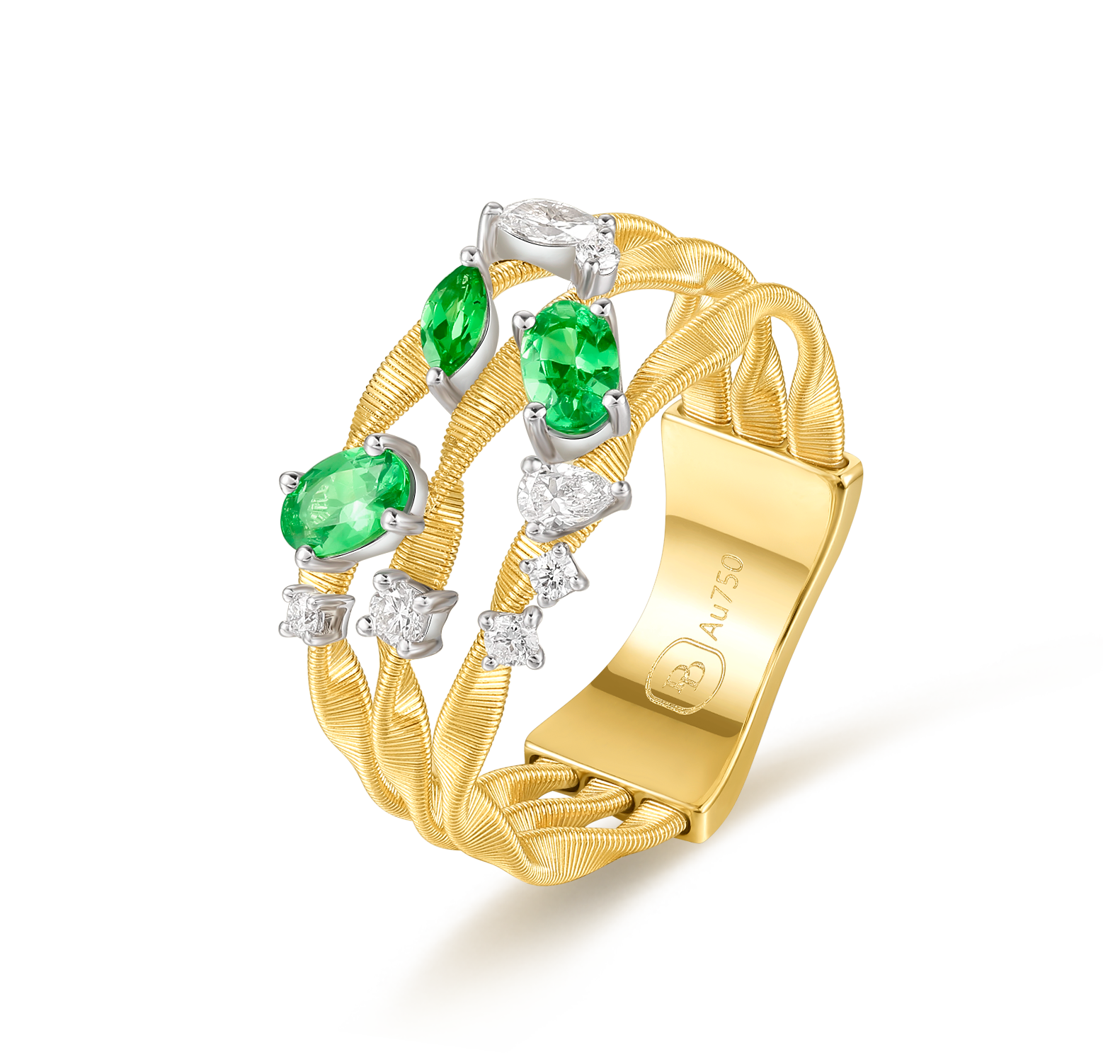 ダイヤモンドリング | Five Element Series, Gold