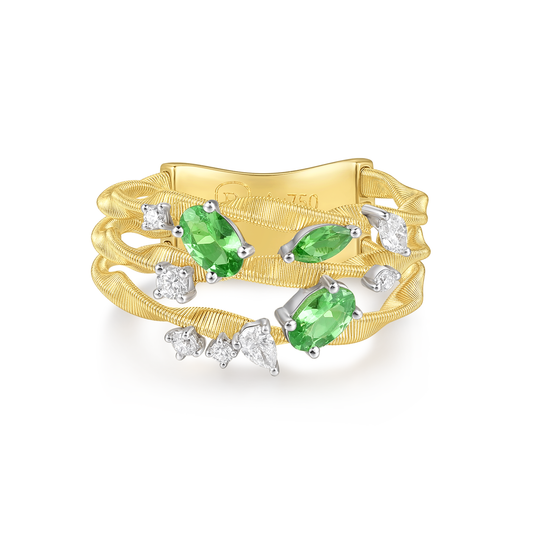 Tsavorite Ring | Luminous Whispers, Gold