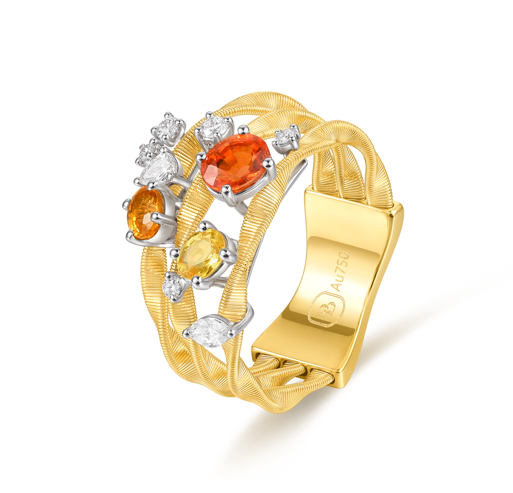 ダイヤモンドリング | Five Element Series, Gold
