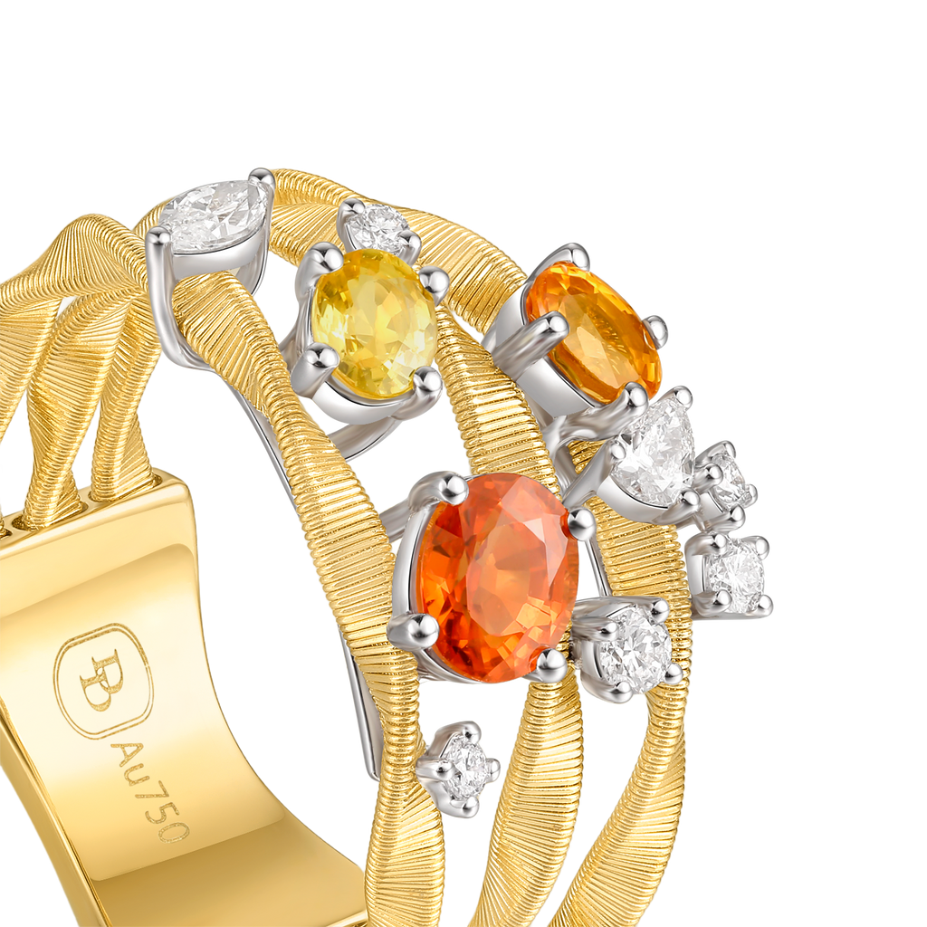 ダイヤモンドリング | Five Element Series, Gold