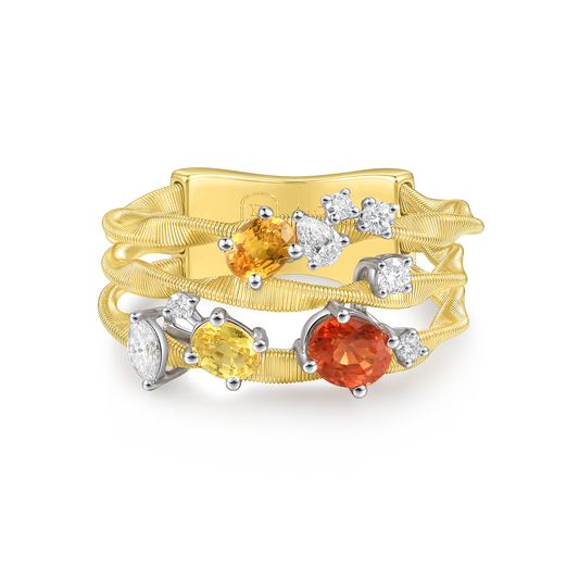 Sapphire Ring | Luminous Whispers, Gold