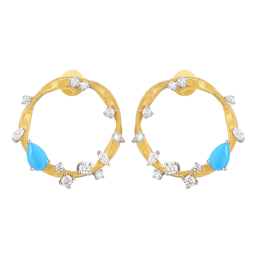 Diamond Earrings | Luminous Whispers, Gold