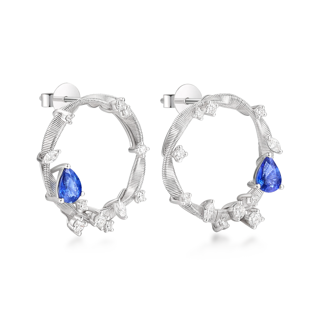 Sapphire Earrings | Luminous Whispers