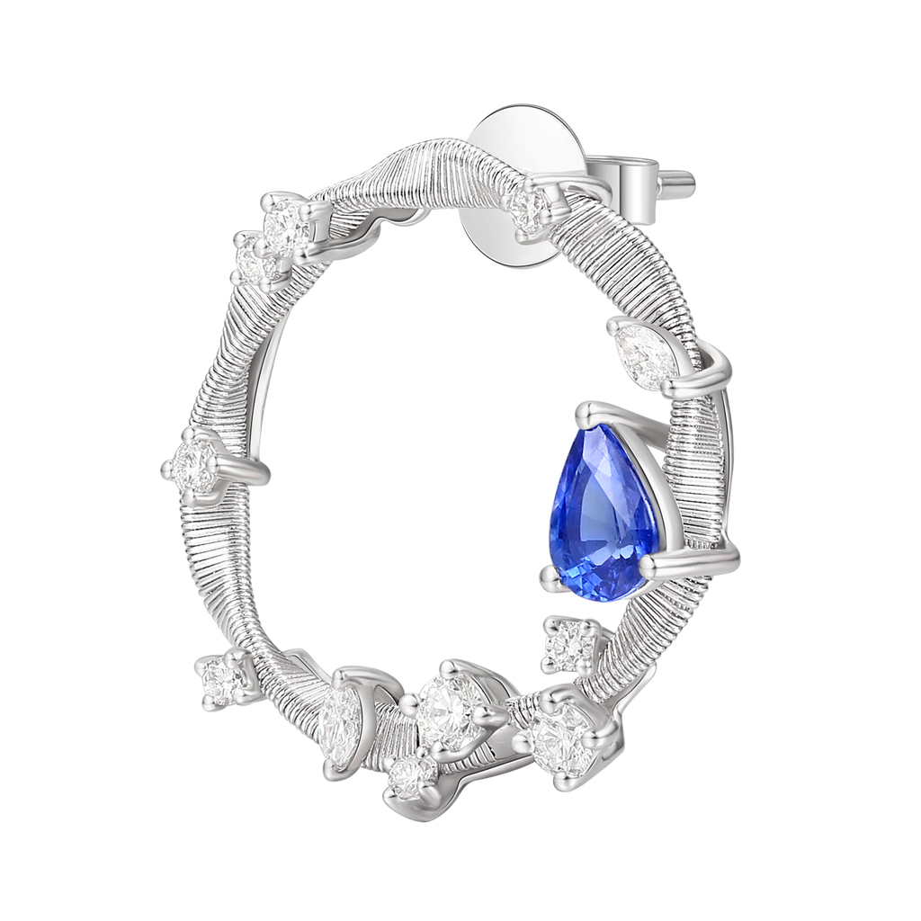 Sapphire Earrings | Luminous Whispers