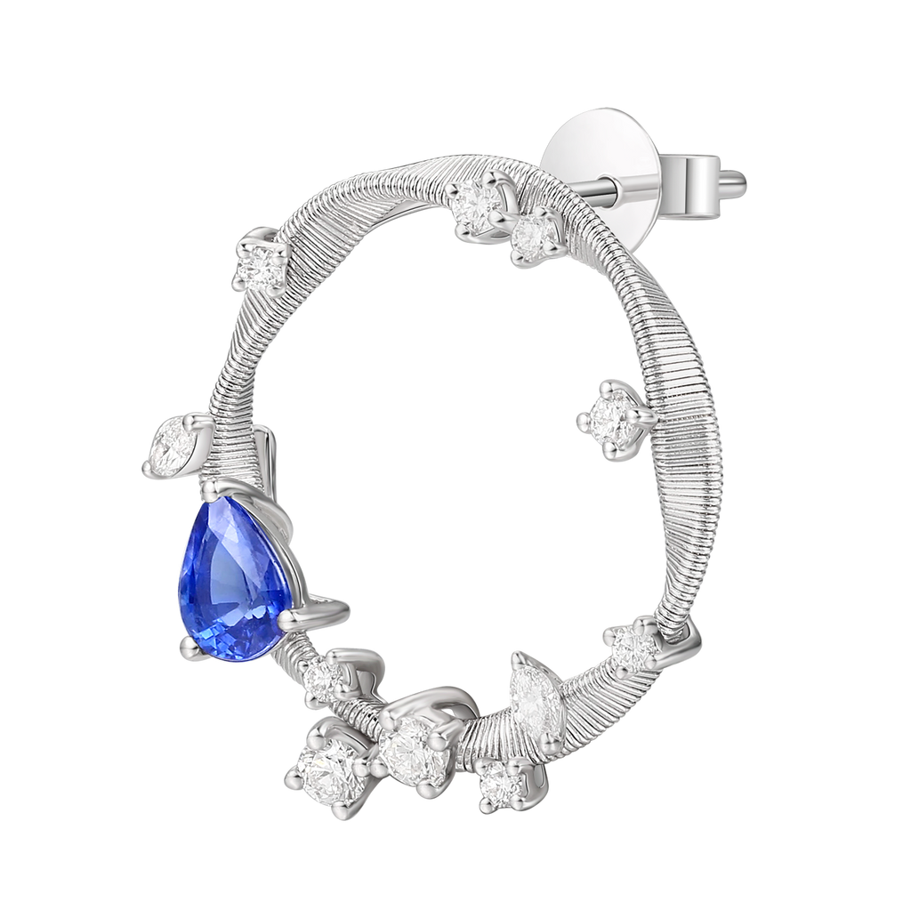 Sapphire Earrings | Luminous Whispers