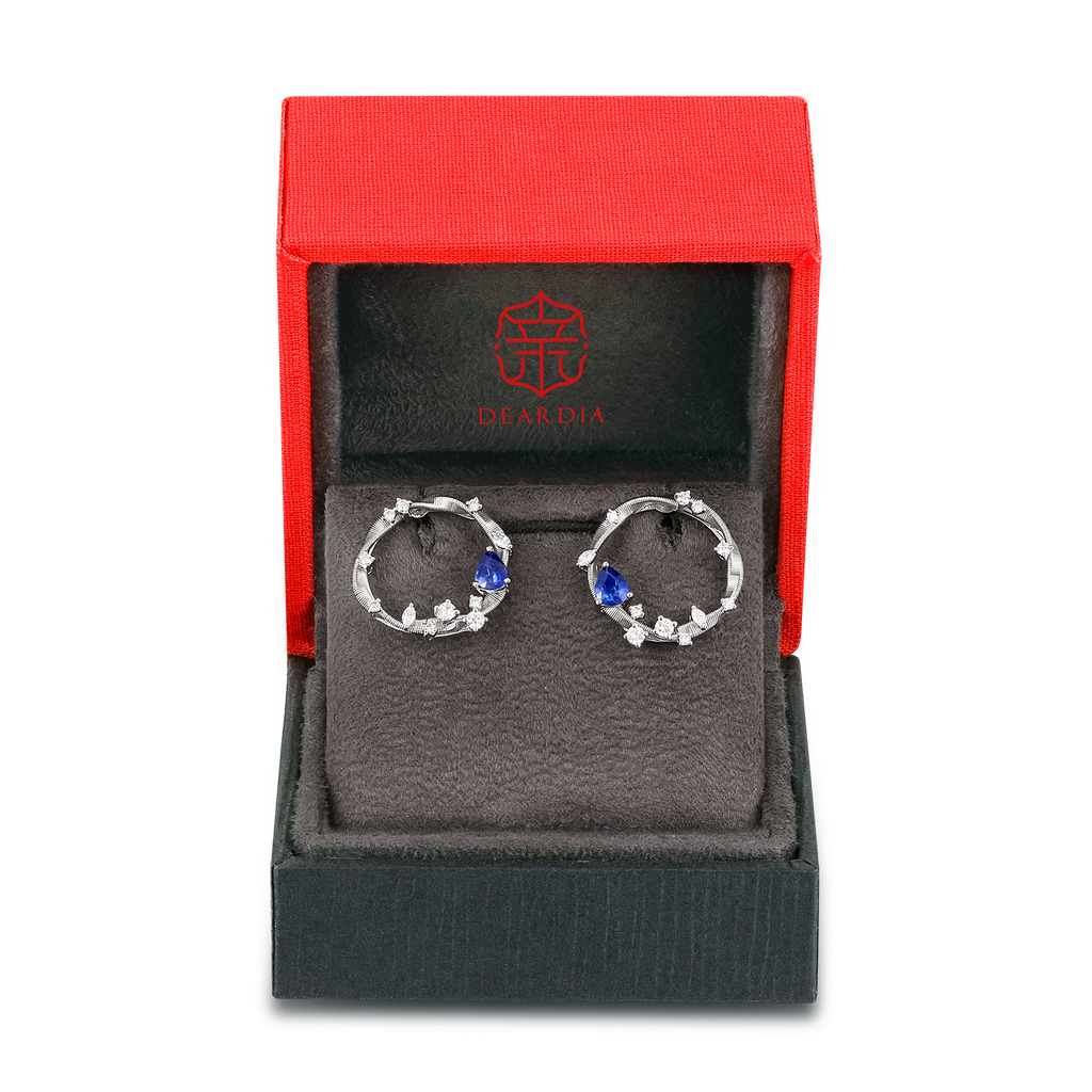 Sapphire Earrings | Luminous Whispers
