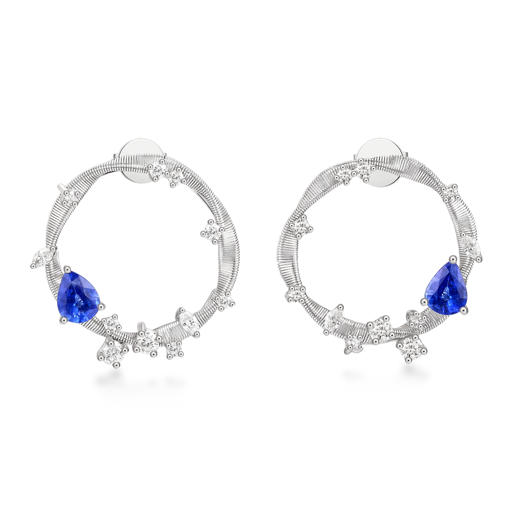 Sapphire Earrings | Luminous Whispers