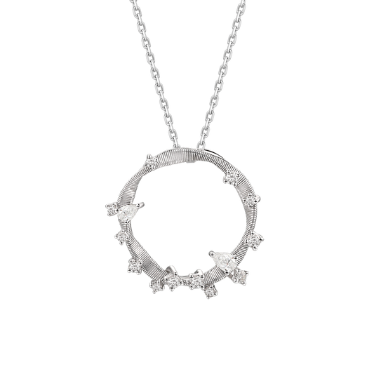 Diamond Necklaces | Luminous Whispers, Gold