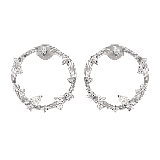 Diamond Earrings | Luminous Whispers, Gold