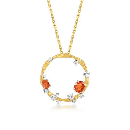 Sapphire Necklaces | Luminous Whispers, Gold