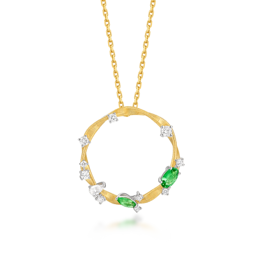 Tsavorite Necklaces | Luminous Whispers, Gold