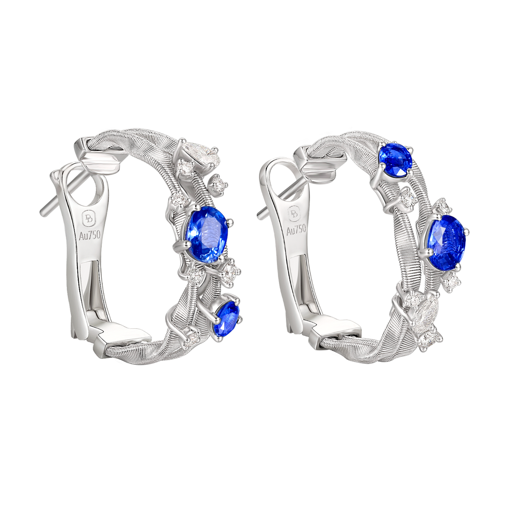 Sapphire Earrings | Luminous Whispers